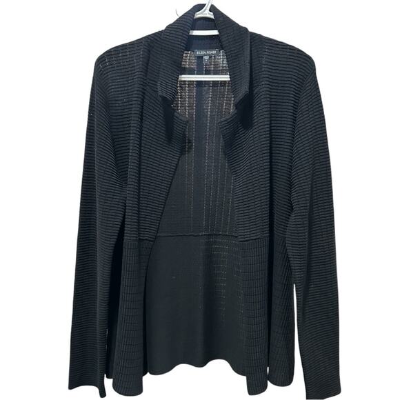 Eileen Fisher Sweaters - Eileen fisher cotton lightweight high neck cardigan women’s size small